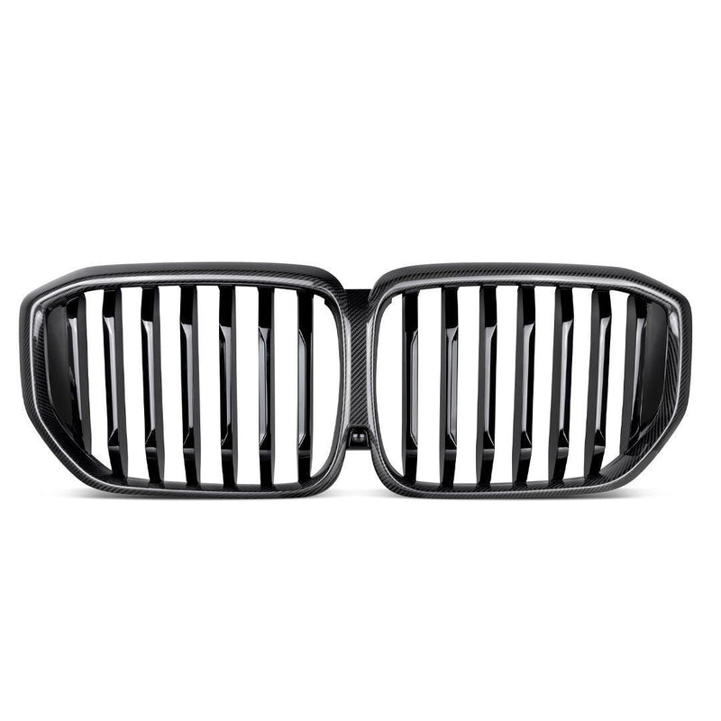 Single Slat Carbon Fiber Front Grille - BMW G05 X5 Pre-LCI