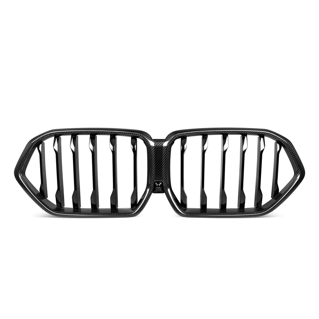 Carbon Fiber Single Slats Front Grille - BMW G06 X6 & F96 X6M