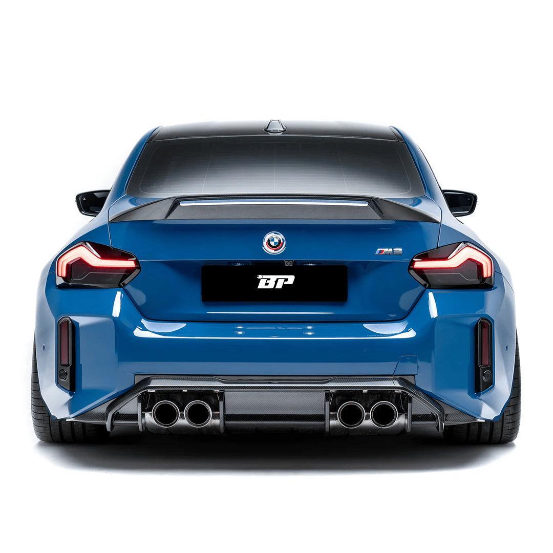 AD Style Carbon Fiber Rear Diffuser V2 - BMW G87 M2