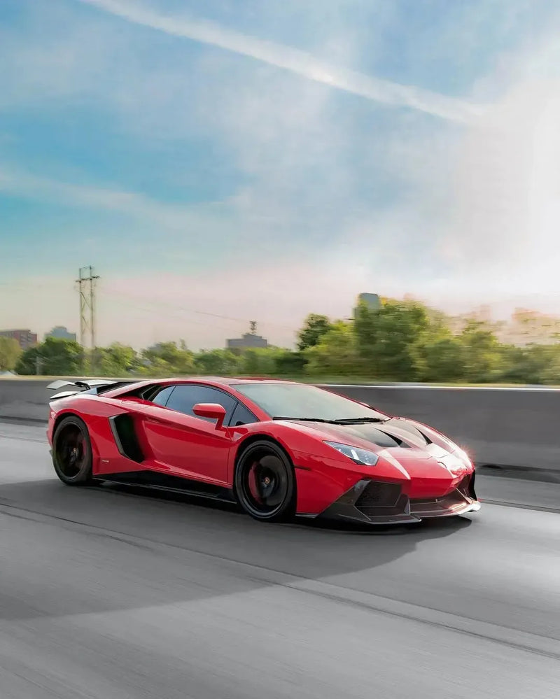 1016 Style Carbon Fiber Front Hood - Lamborghini Aventador