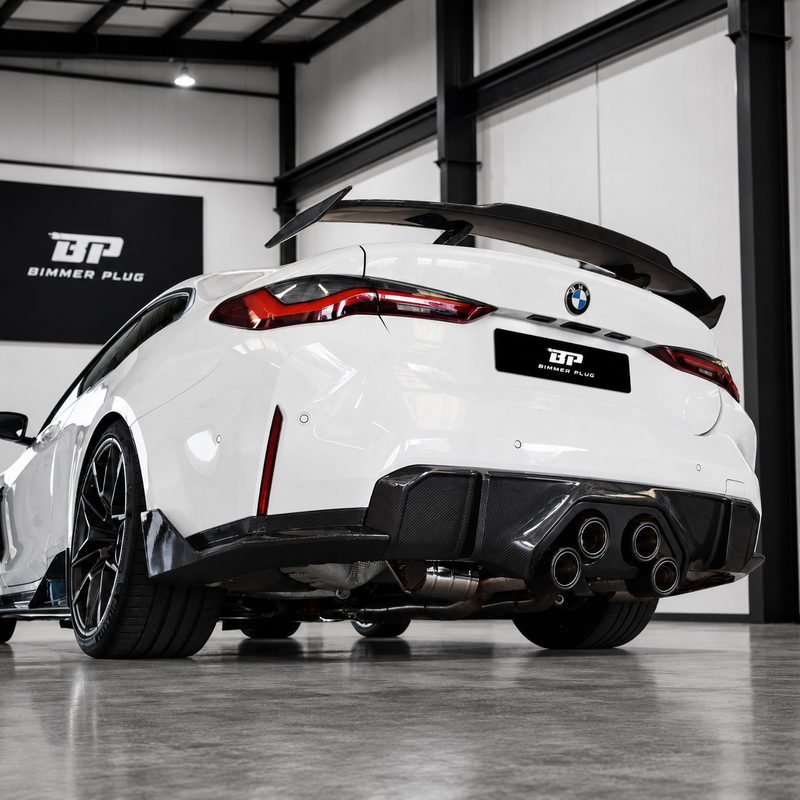 MP Exhaust Style Carbon Fiber Rear Diffuser - BMW G80 M3 & G82/G83 M4