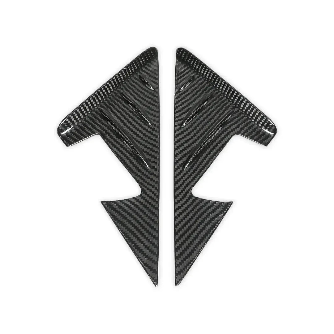 Carbon Fiber A-pillar Triangle Cover Trim Set - BMW G22/G23/G26 4 Series & G80 M3 & G82/G83 M4