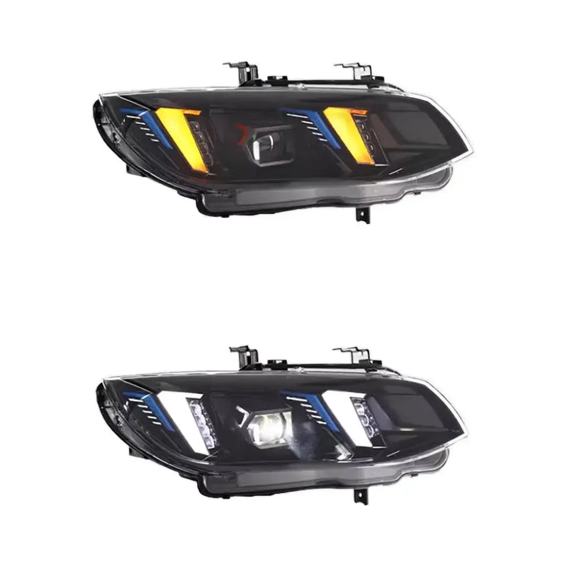 Snake Eye Style LED Headlight with White/Yellow DRL - BMW E92 & E93 M3 & 3 Series