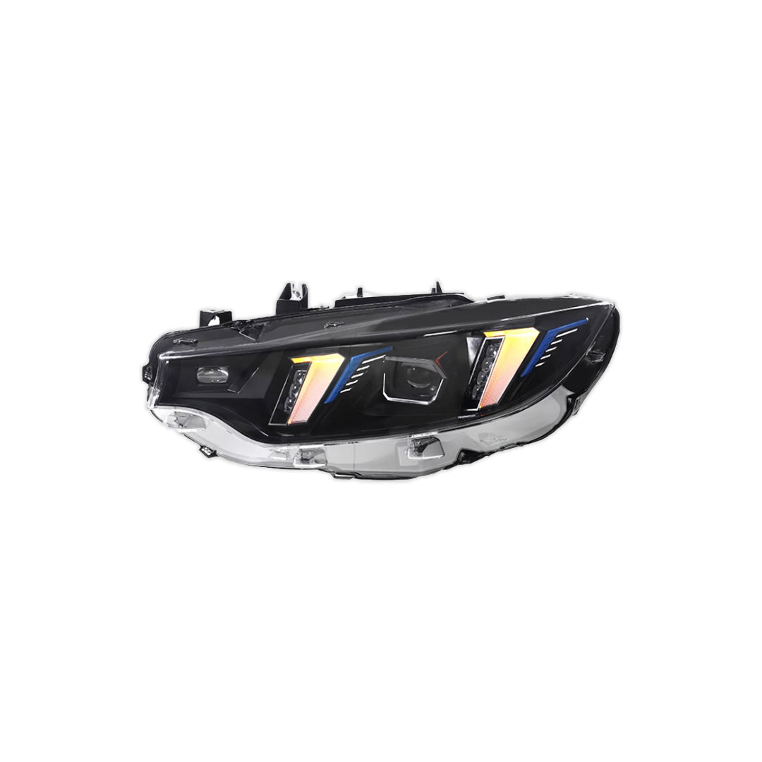 2025 LCI Style LED Headlight With Duo Color DRL - BMW F82/F83 M4 & F32/F33/F36 4 Series