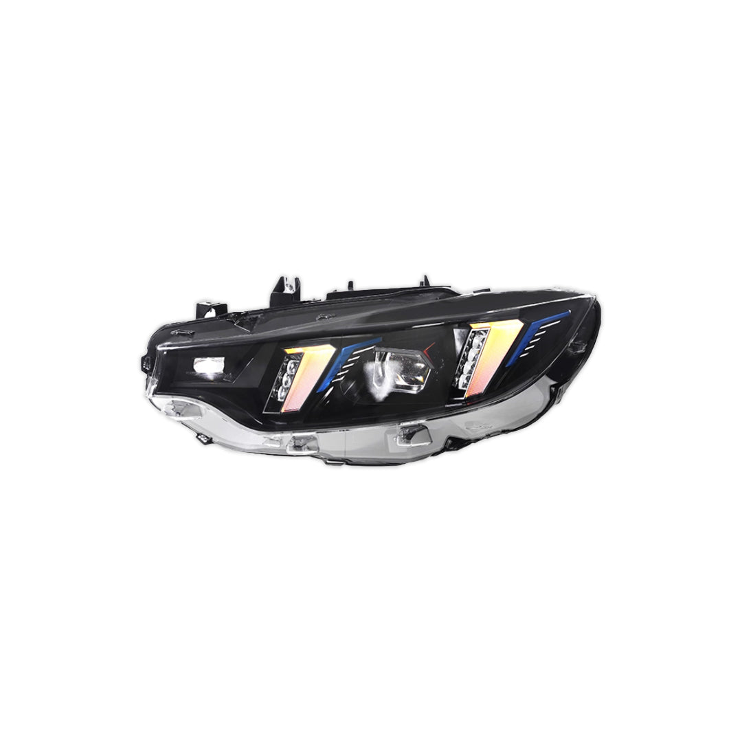 2025 LCI Style LED Headlight With Duo Color DRL - BMW F82/F83 M4 & F32/F33/F36 4 Series