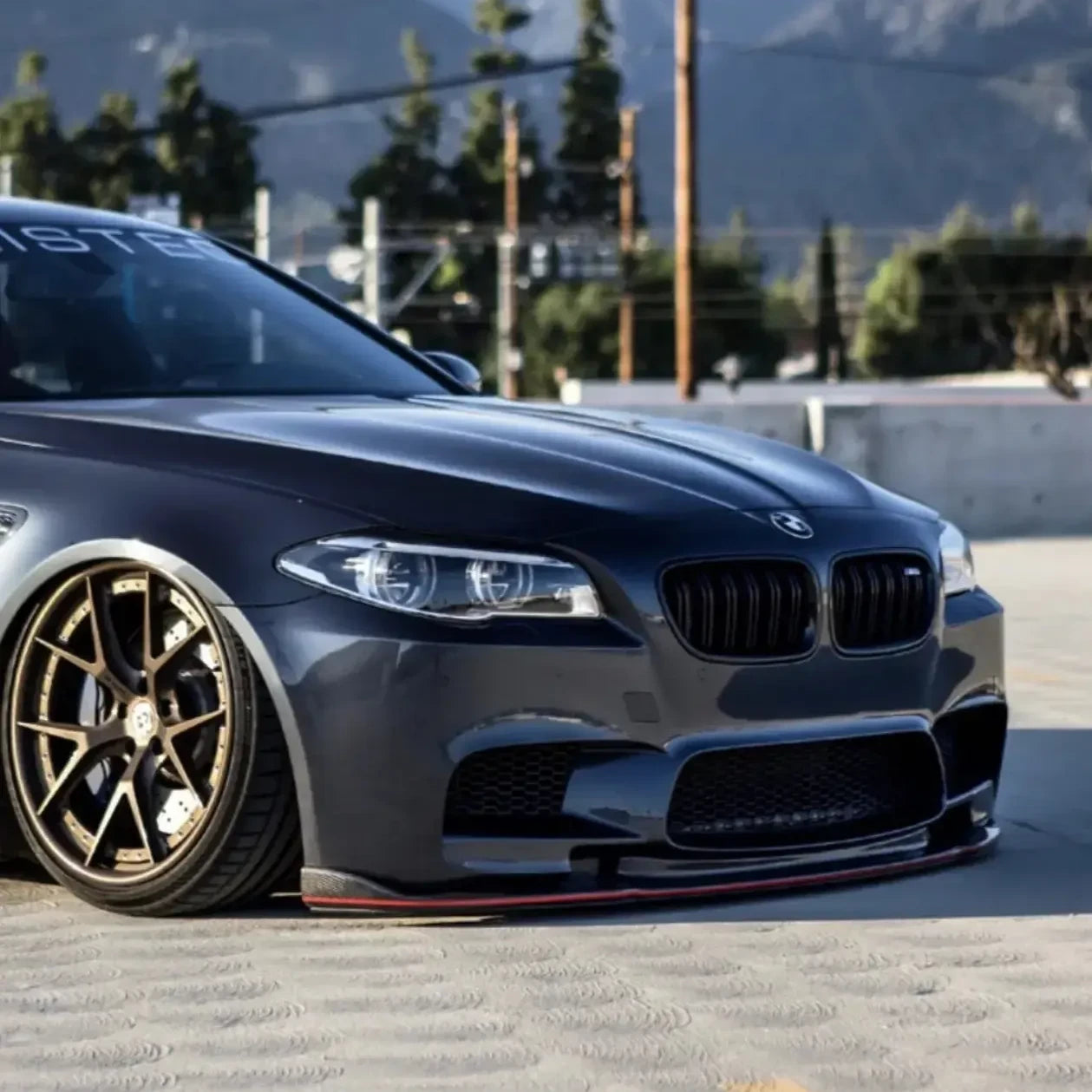 3D Design Carbon Fiber Front Lip