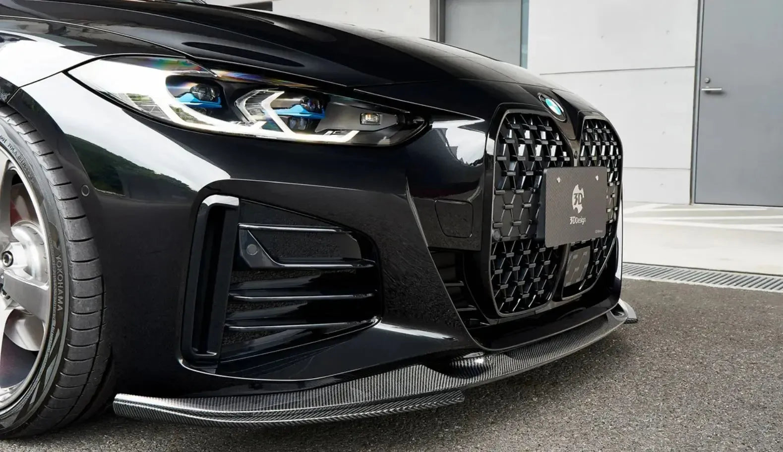 3D Style Carbon Fiber Front Lip - BMW G26 4 Series & i4