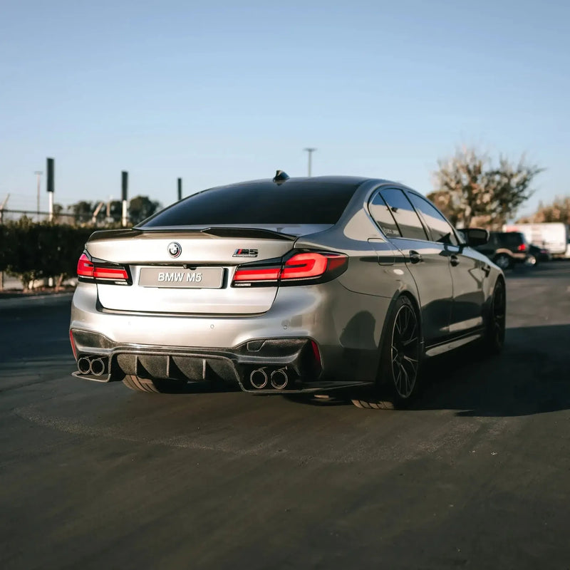 3D Style Carbon Fiber Rear Diffuser - BMW F90 M5 & G30 5 Series