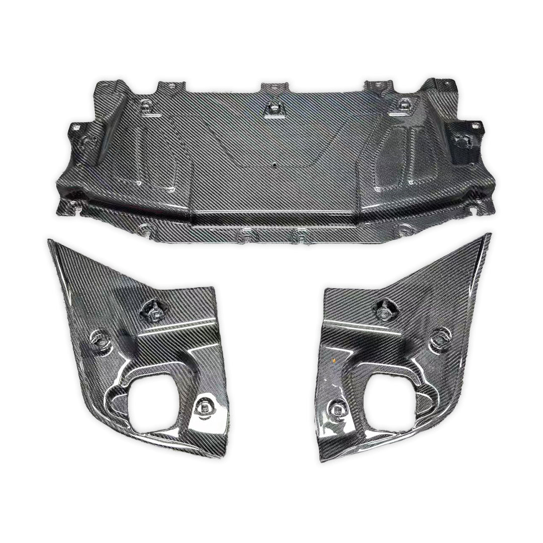 Carbon fiber Engine Bay Cover Set - Toyota A90 Supra