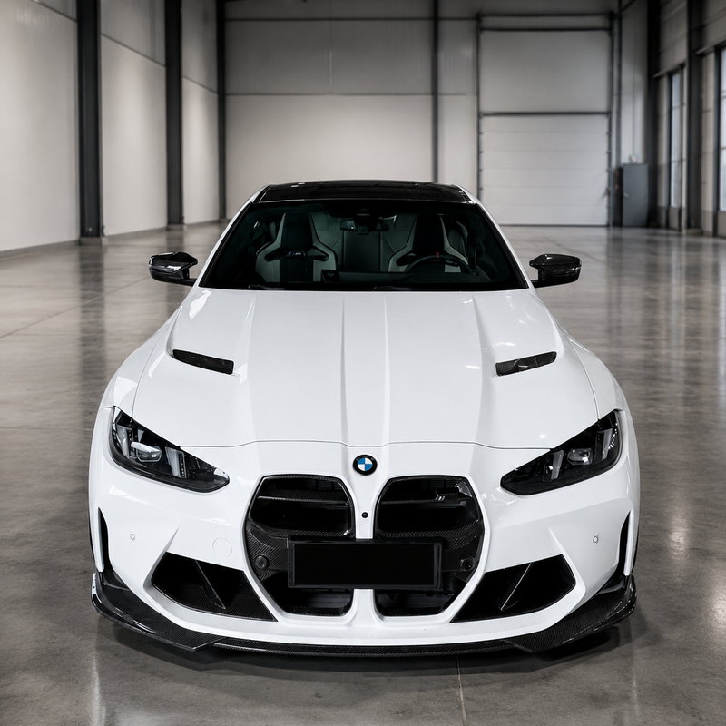 AD V2 Style Carbon Fiber Front Hood - BMW G80 M3 & G82/G83 M4