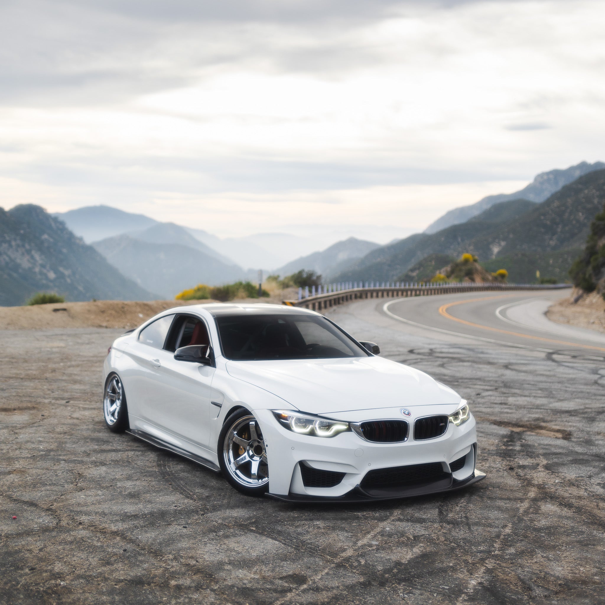 Laptor Style Carbon Fiber Front Lip - BMW F80 M3 & F82/F83 M4