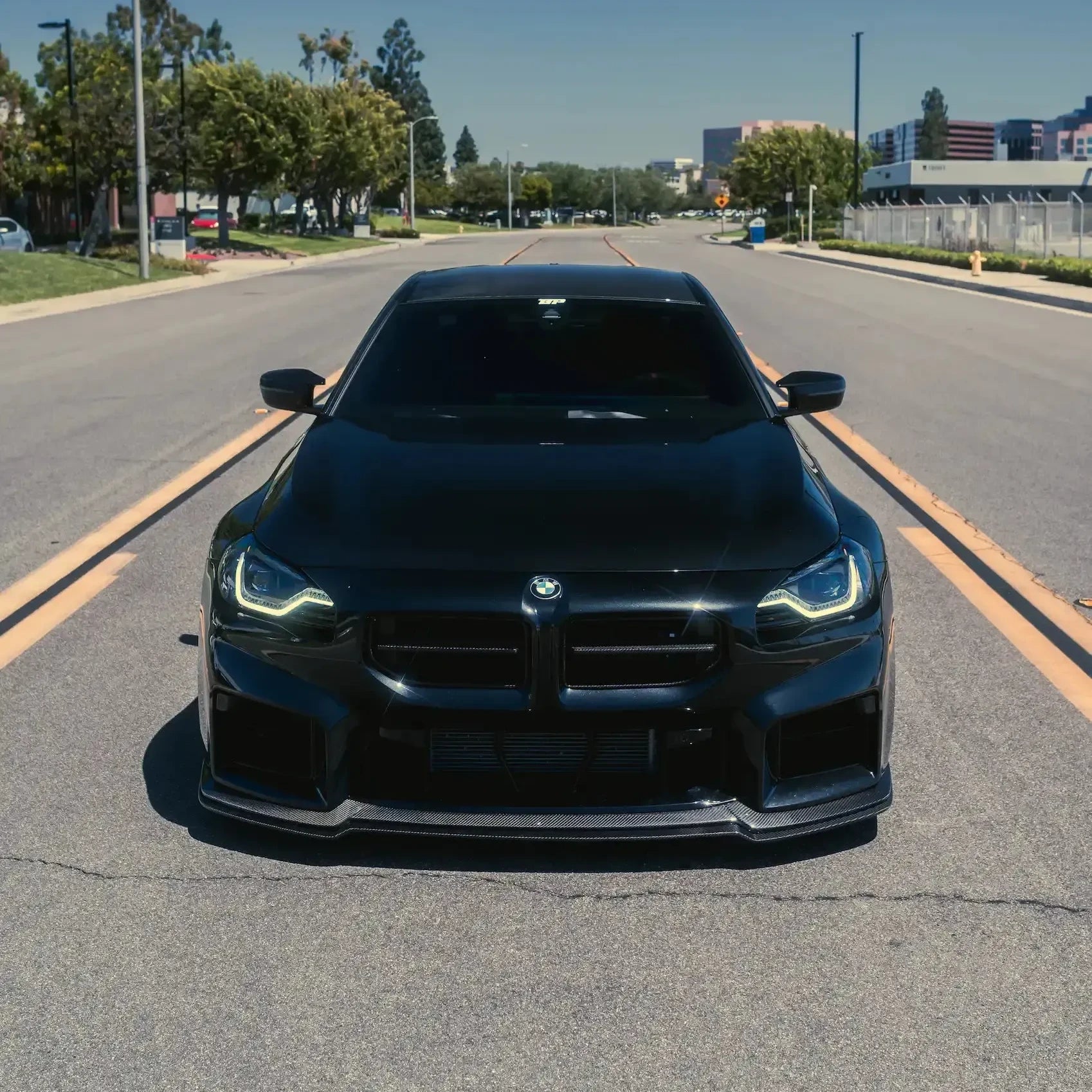 AN Adjustable Style Carbon Fiber Front Lip - BMW G87 M2