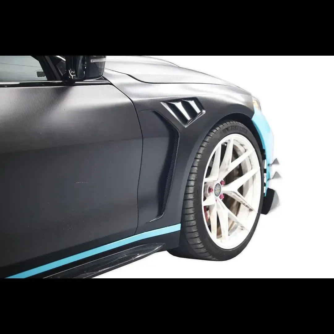 AN Style Carbon Fiber Front Fenders - BMW G80 M3 & G82/G83 M4