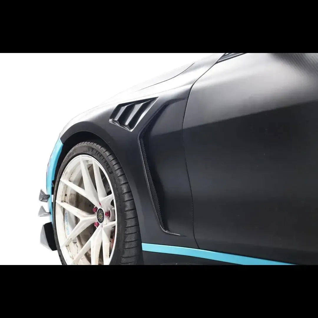 AN Style Carbon Fiber Front Fenders - BMW G80 M3 & G82/G83 M4