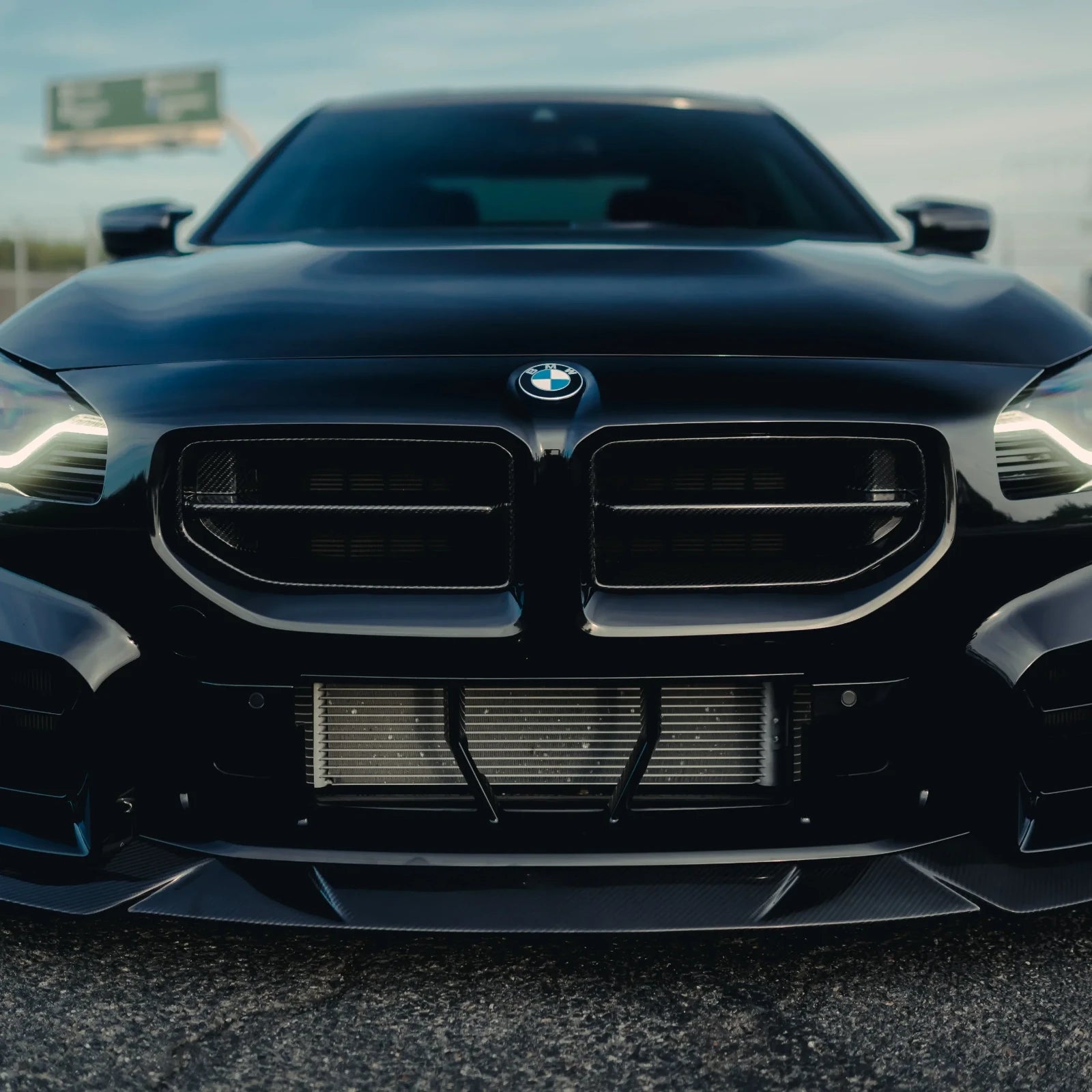 AN Style Carbon Fiber Front Grilles - BMW G87 M2