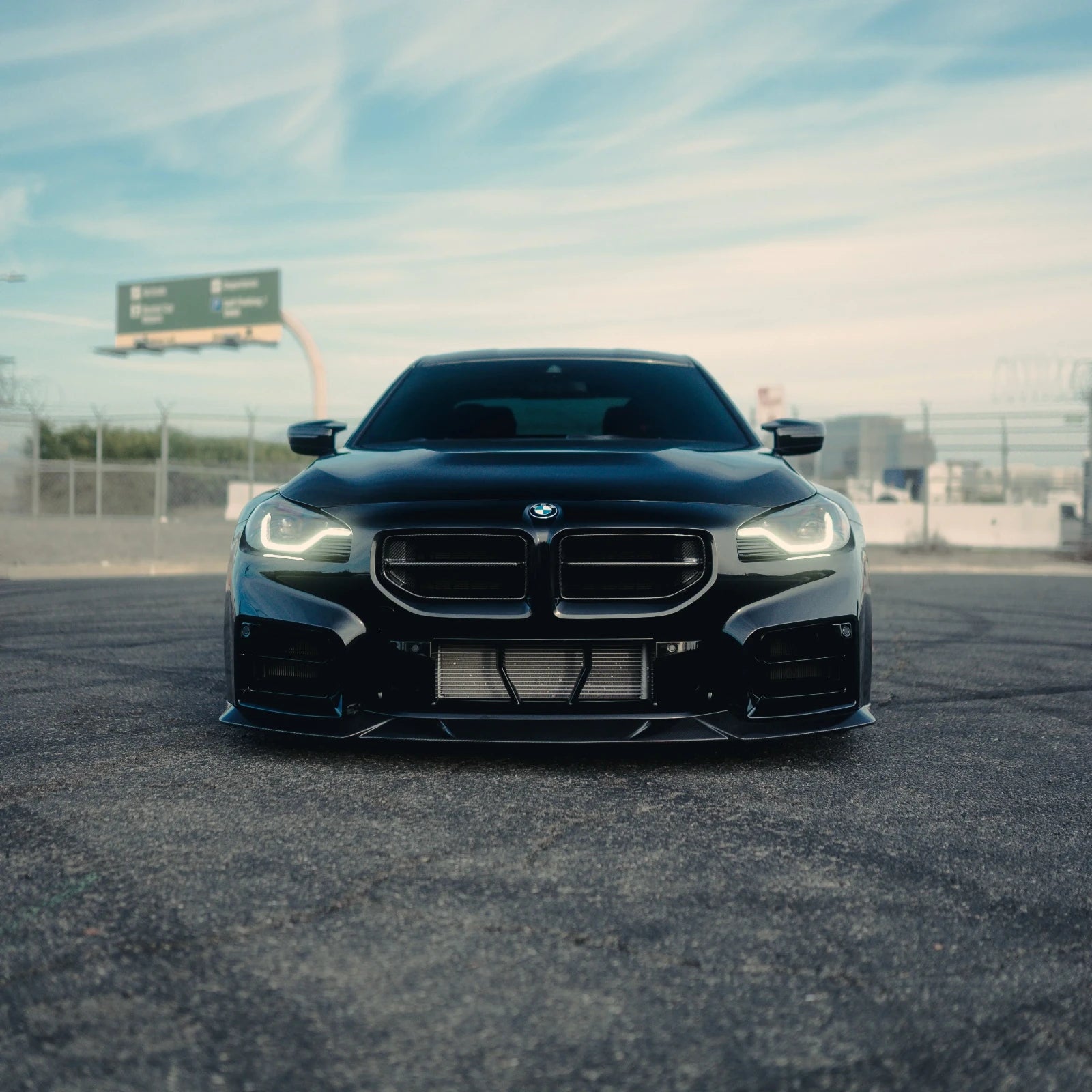 AN Style Carbon Fiber Front Grilles - BMW G87 M2