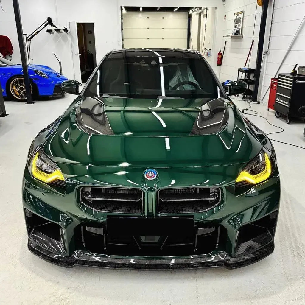 AN Style Carbon Fiber Front Hood - BMW G87 M2 & G42 2 Series