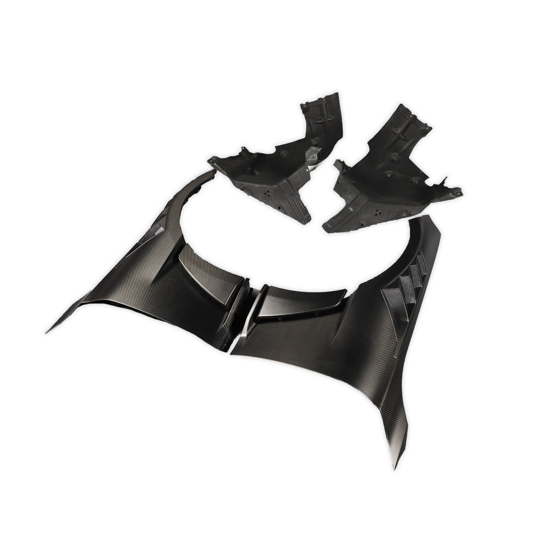 Alpha N Style Carbon Fiber Front Fender With Liner - BMW G87 M2