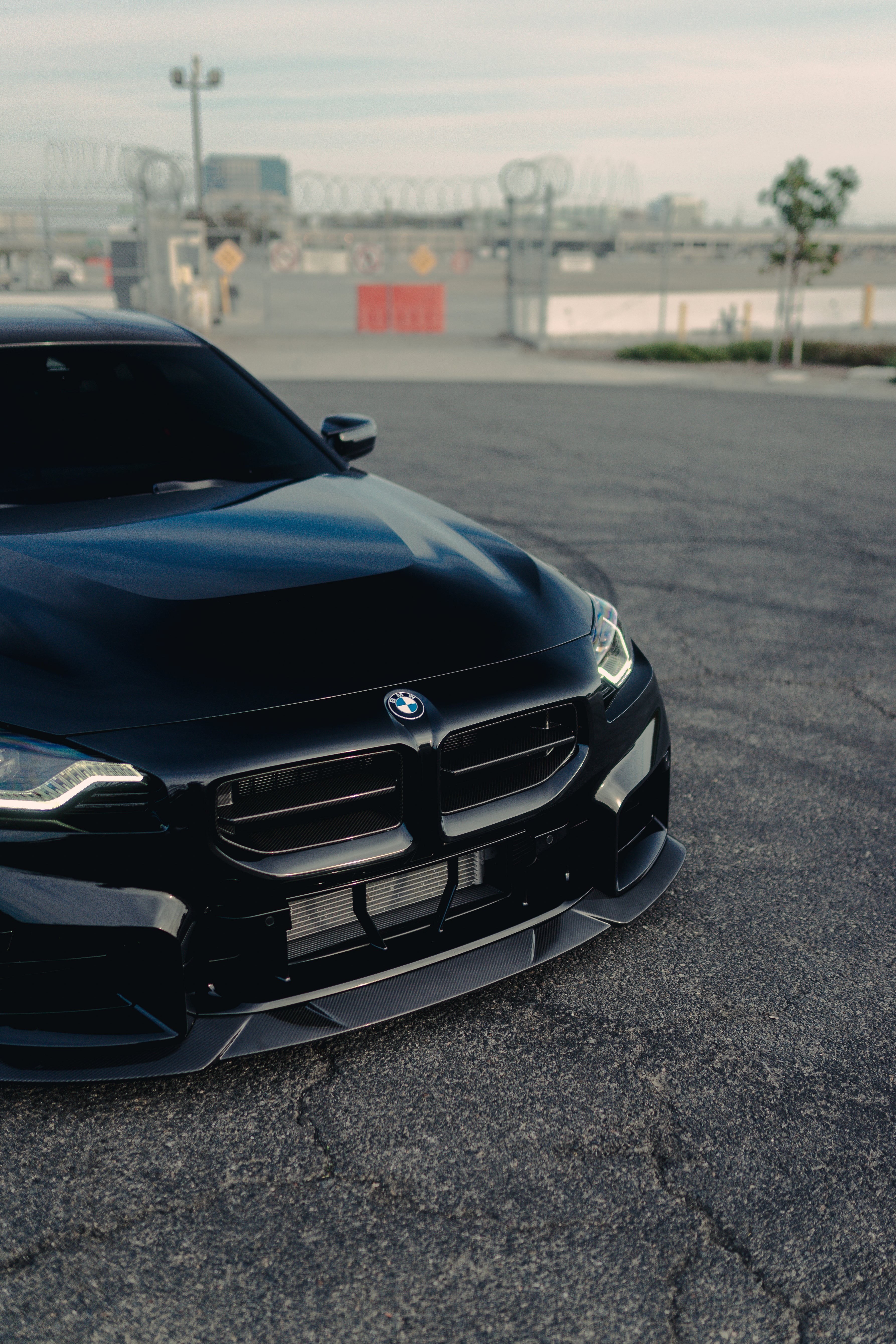 Alpha N Style Carbon Fiber Front Grilles - BMW G87 M2