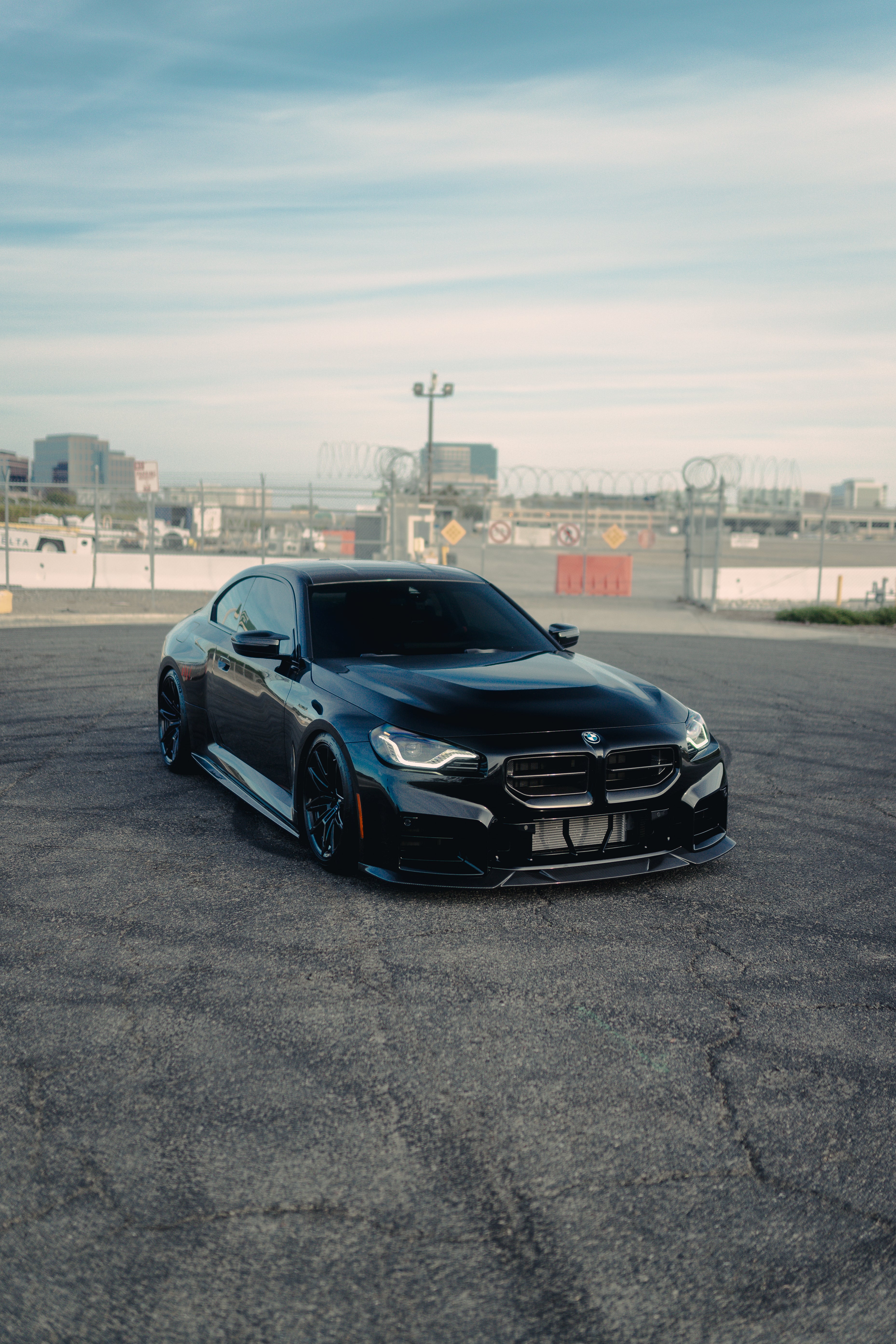 Alpha N Style Carbon Fiber Front Grilles - BMW G87 M2