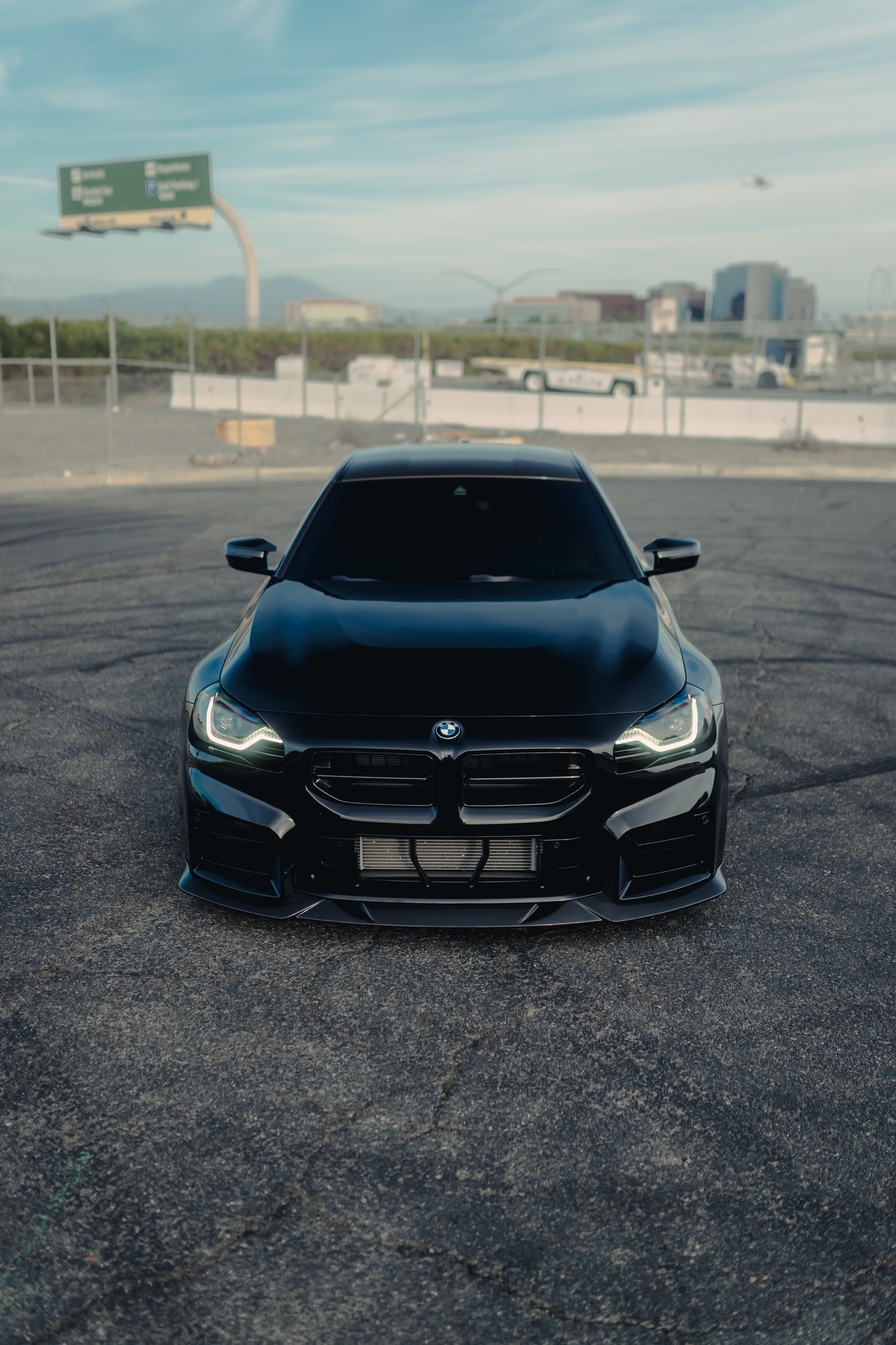 Alpha N Style Carbon Fiber Front Grilles - BMW G87 M2