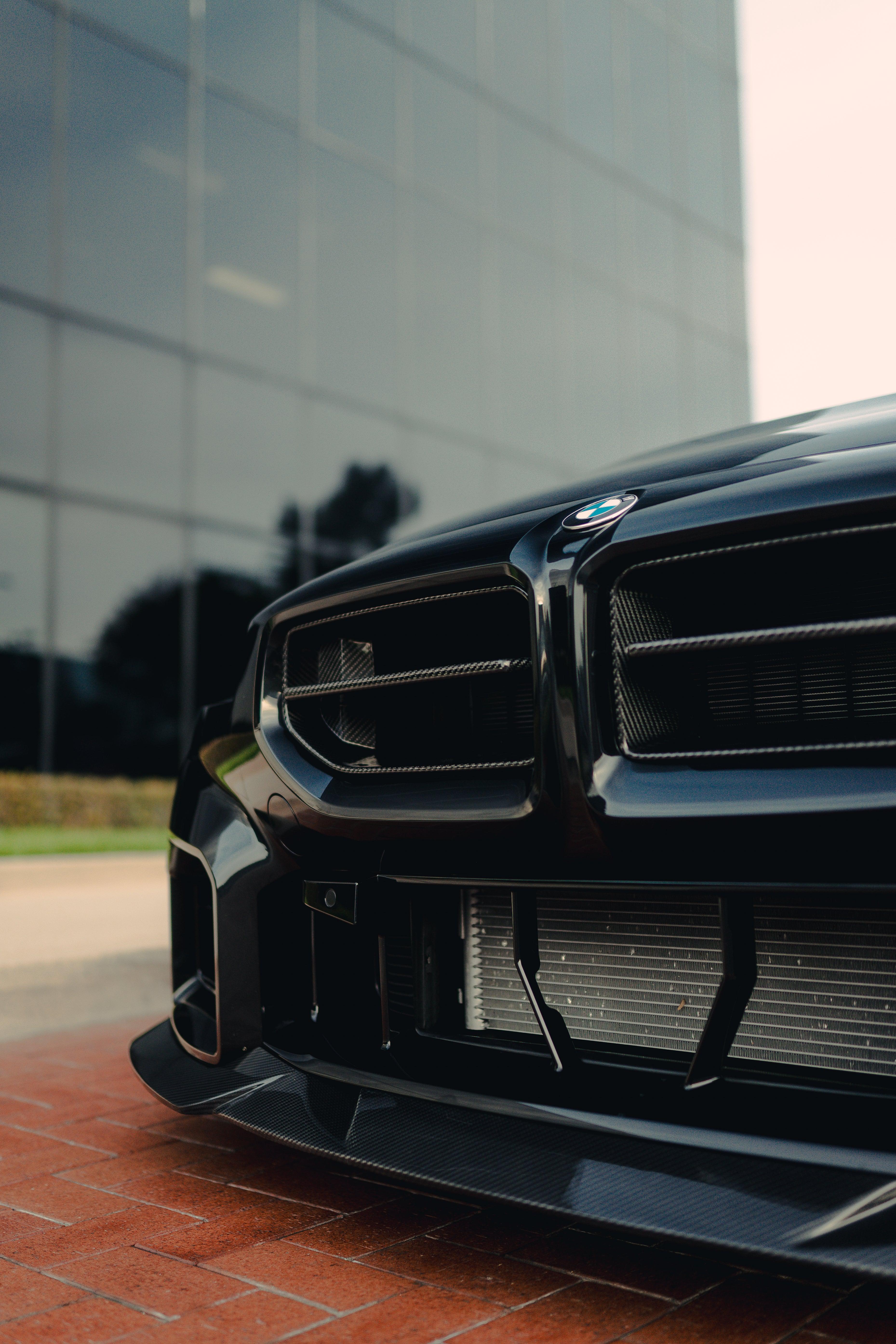 Alpha N Style Carbon Fiber Front Grilles - BMW G87 M2