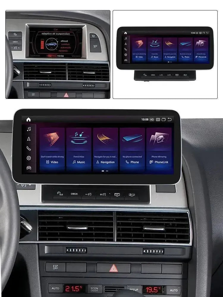 Apple CarPlay & Android Auto Android Screen Upgrade – 2005- 2011 Audi A6