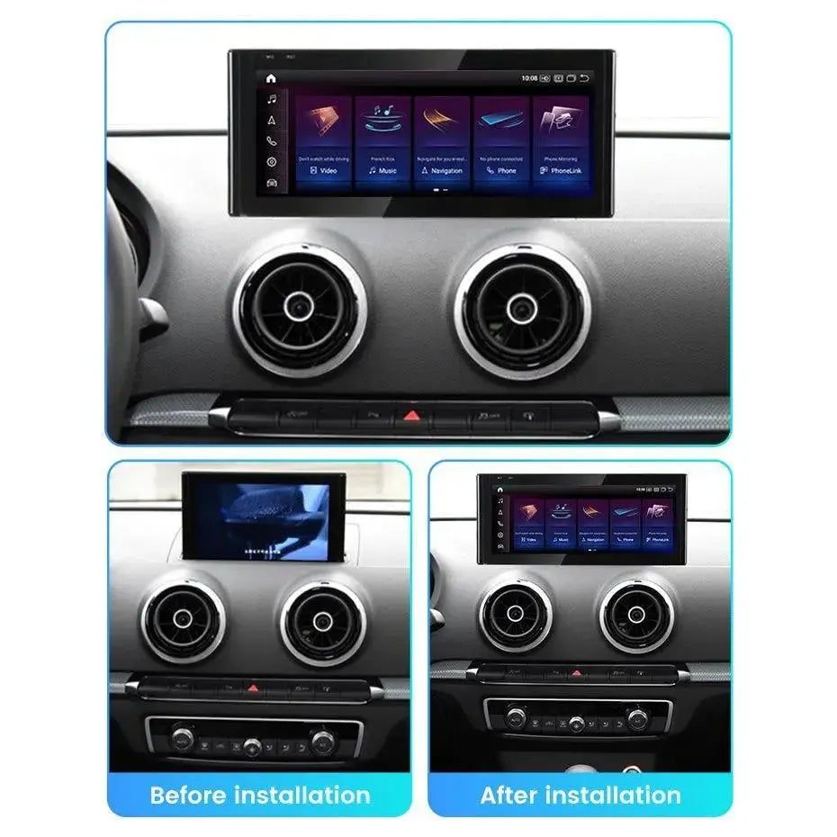 Apple CarPlay & Android Auto Android Screen Upgrade – 2014-2020 Audi A3