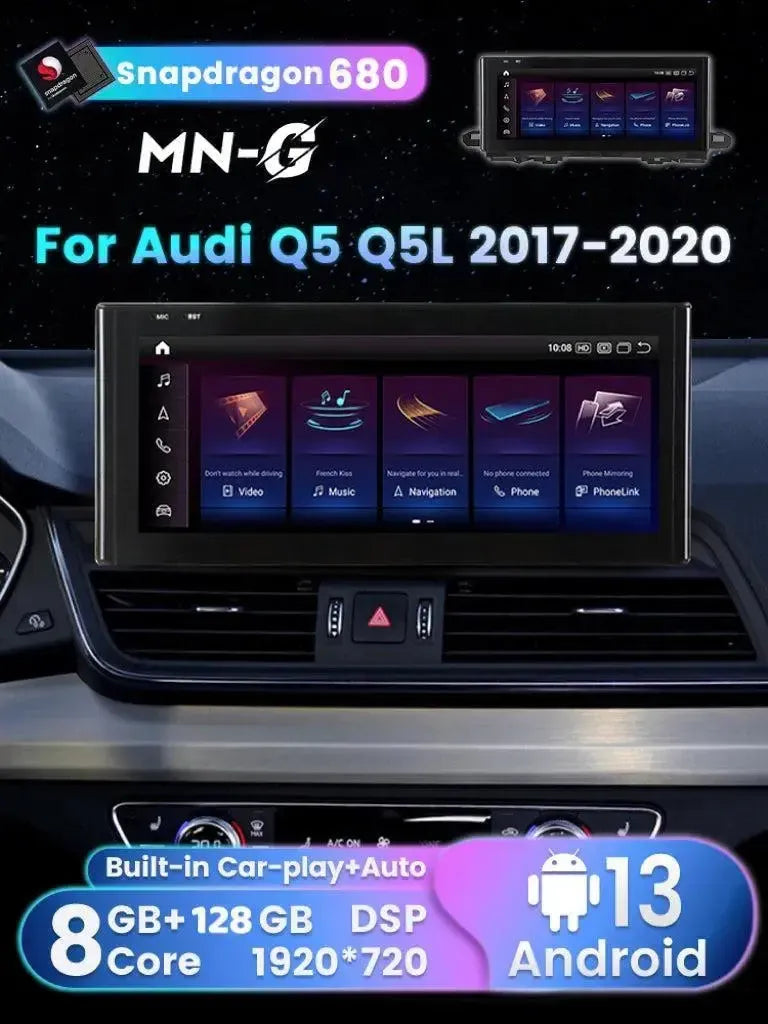 Apple CarPlay & Android Auto Android Screen Upgrade – 2017- 2020 Audi Q5
