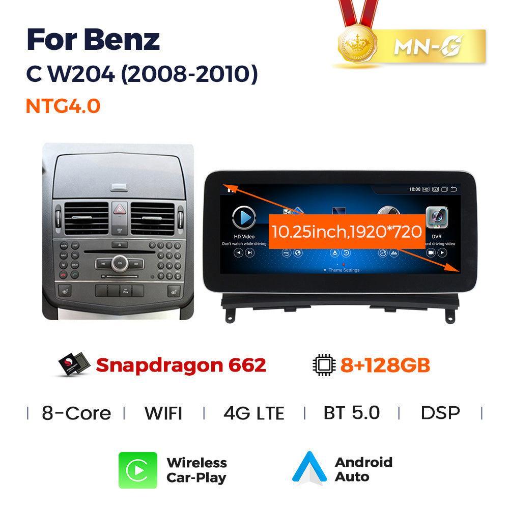 Apple CarPlay & Android Auto Android Screen Upgrade - Mercedes Benz C Class W204/S204