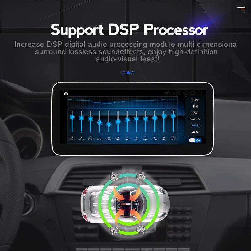 Apple CarPlay & Android Auto Android Screen Upgrade - Mercedes Benz C Class W204/S204