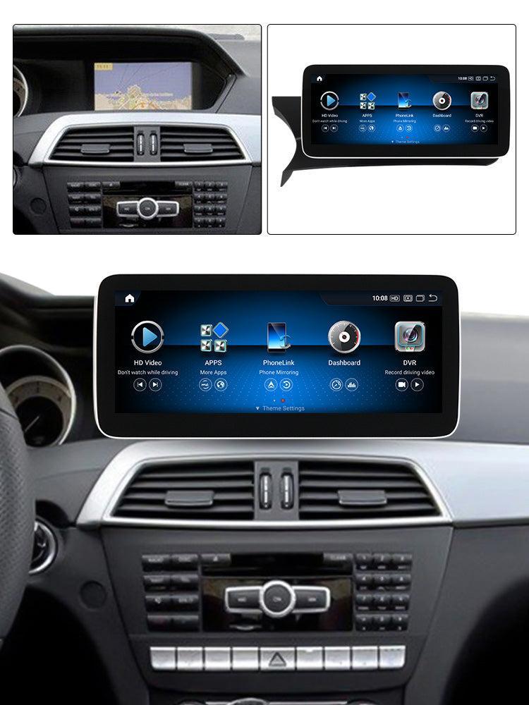 Apple CarPlay & Android Auto Android Screen Upgrade - Mercedes Benz C Class W204/S204