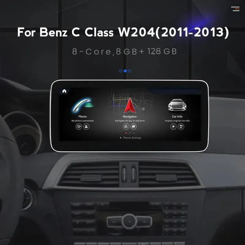Apple CarPlay & Android Auto Android Screen Upgrade - Mercedes Benz C Class W204/S204