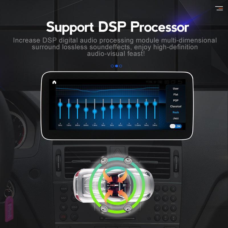 Apple CarPlay & Android Auto Android Screen Upgrade - Mercedes Benz C Class W204/S204