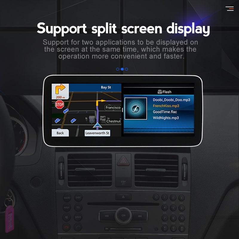 Apple CarPlay & Android Auto Android Screen Upgrade - Mercedes Benz C Class W204/S204