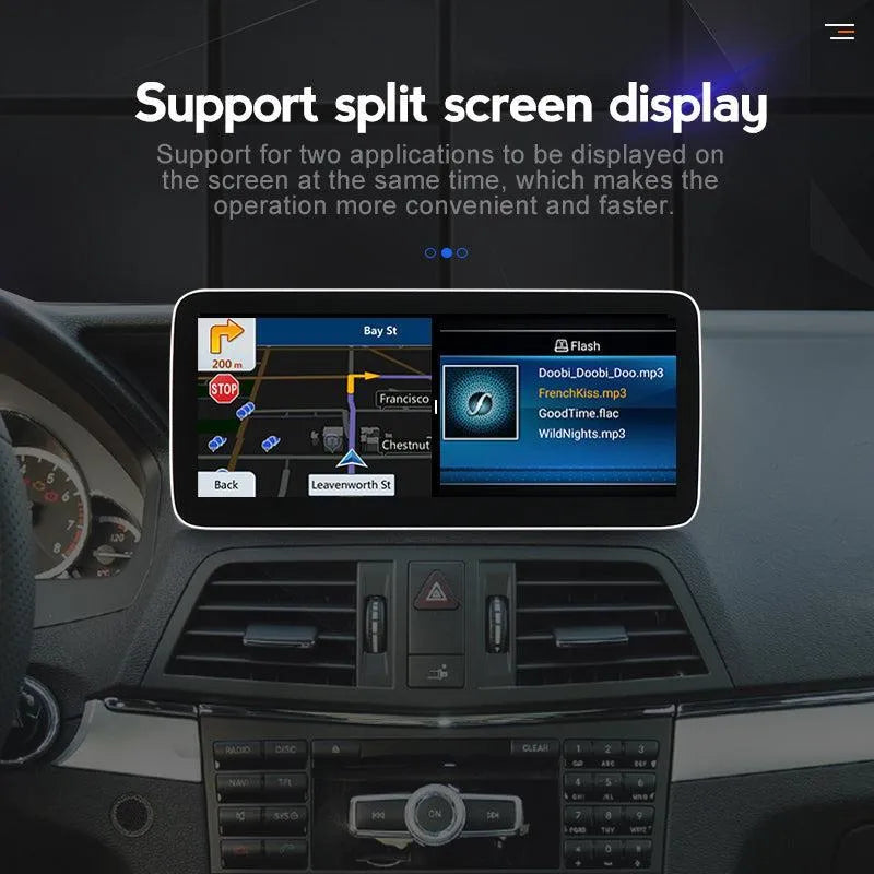 Apple CarPlay & Android Auto Android Screen Upgrade - Mercedes Benz E Class Coupe C207 A207
