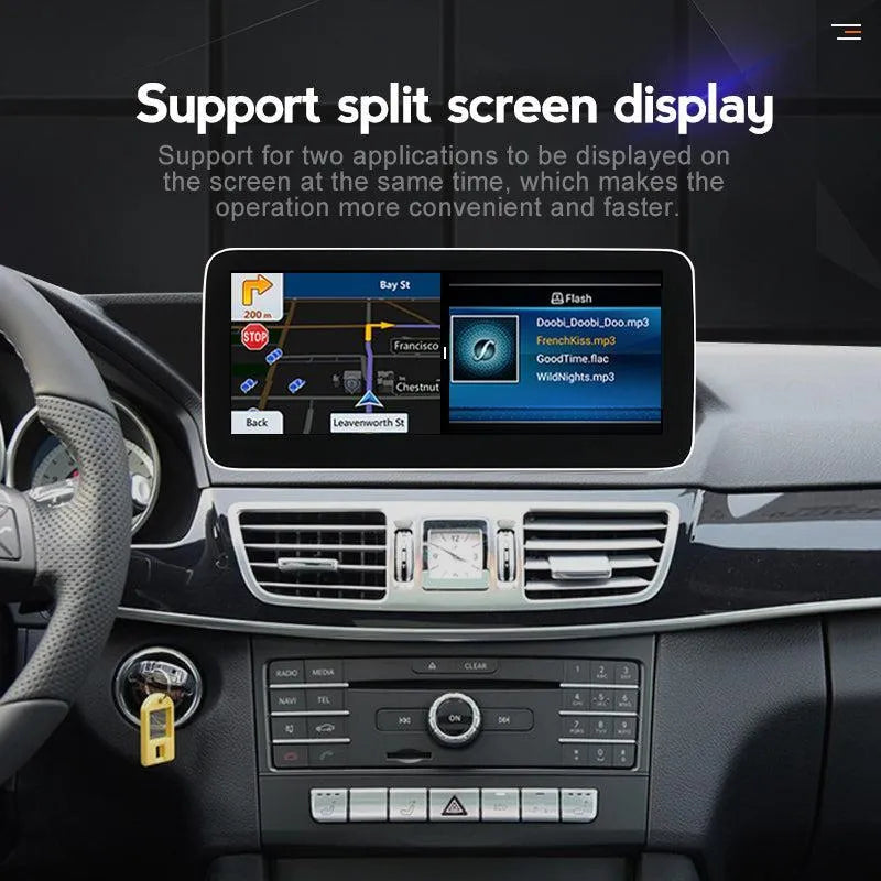 Apple CarPlay & Android Auto Android Screen Upgrade - Mercedes Benz E Class sedan W211 W212