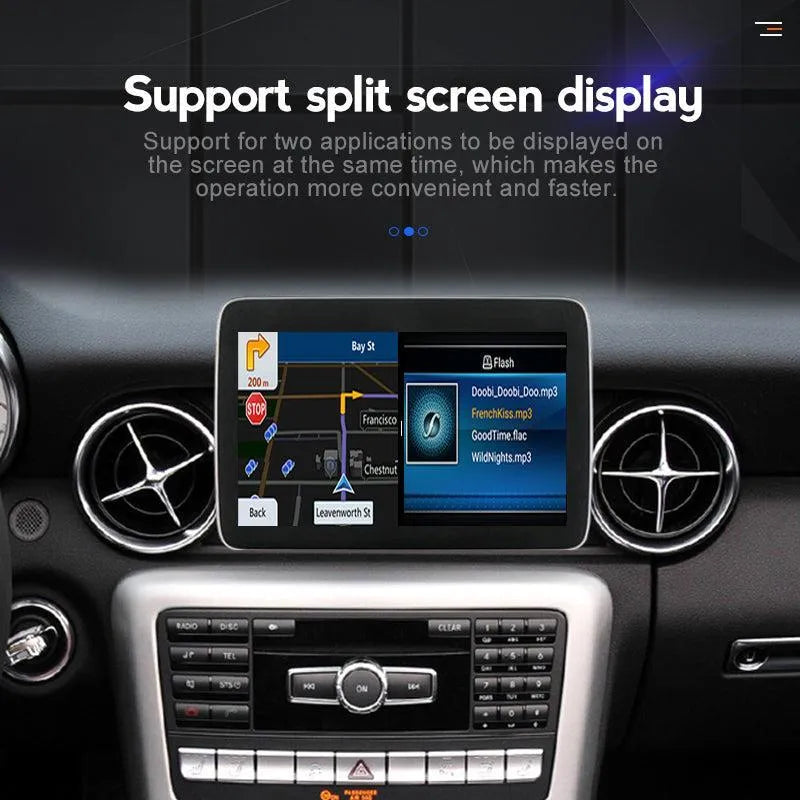 Apple CarPlay & Android Auto Android Screen Upgrade - Mercedes Benz SLK & SLC & SL Class R172 & R231