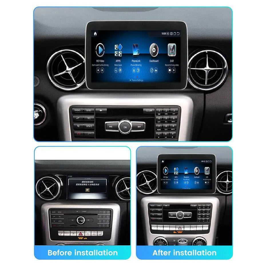 Apple CarPlay & Android Auto Android Screen Upgrade - Mercedes Benz SLK & SLC & SL Class R172 & R231
