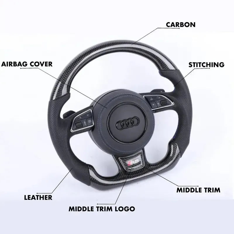 Audi A / S / RS Style (1st Gen) - Full Custom Steering Wheel