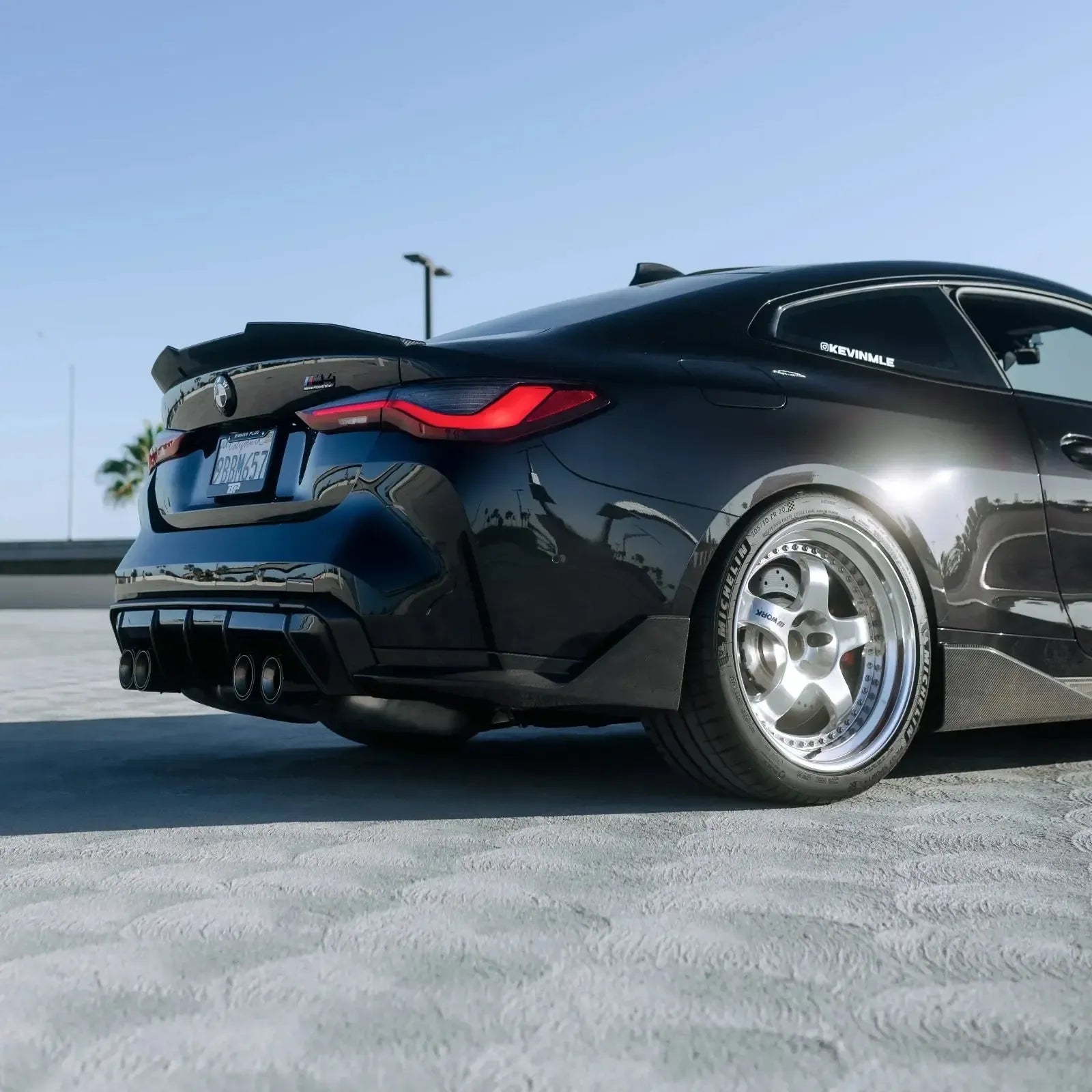 BMW G8X M3/M4 Carbon Fiber Rear Canard Splitters