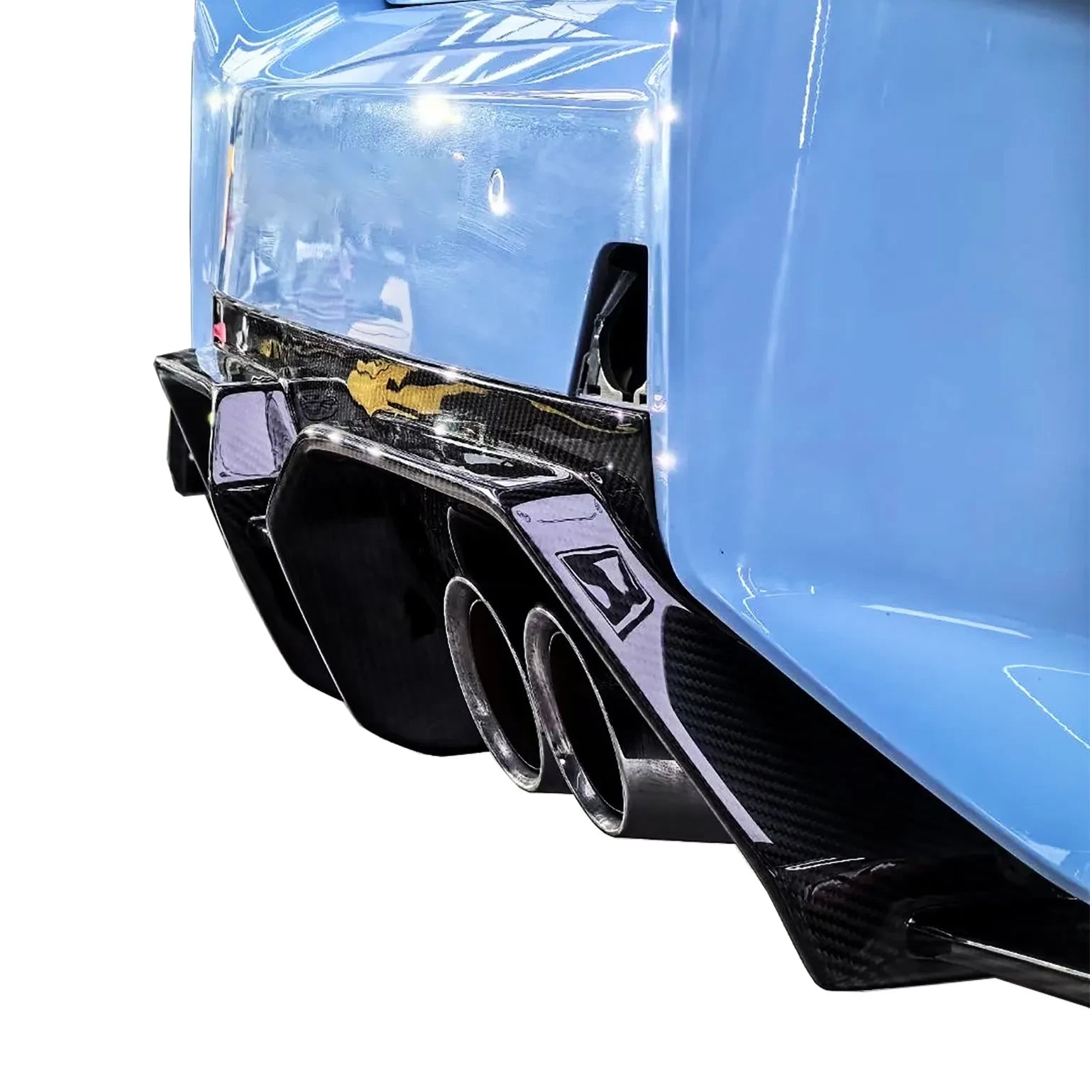 BP Design Carbon Fiber Rear Diffuser V2 - BMW G87 M2