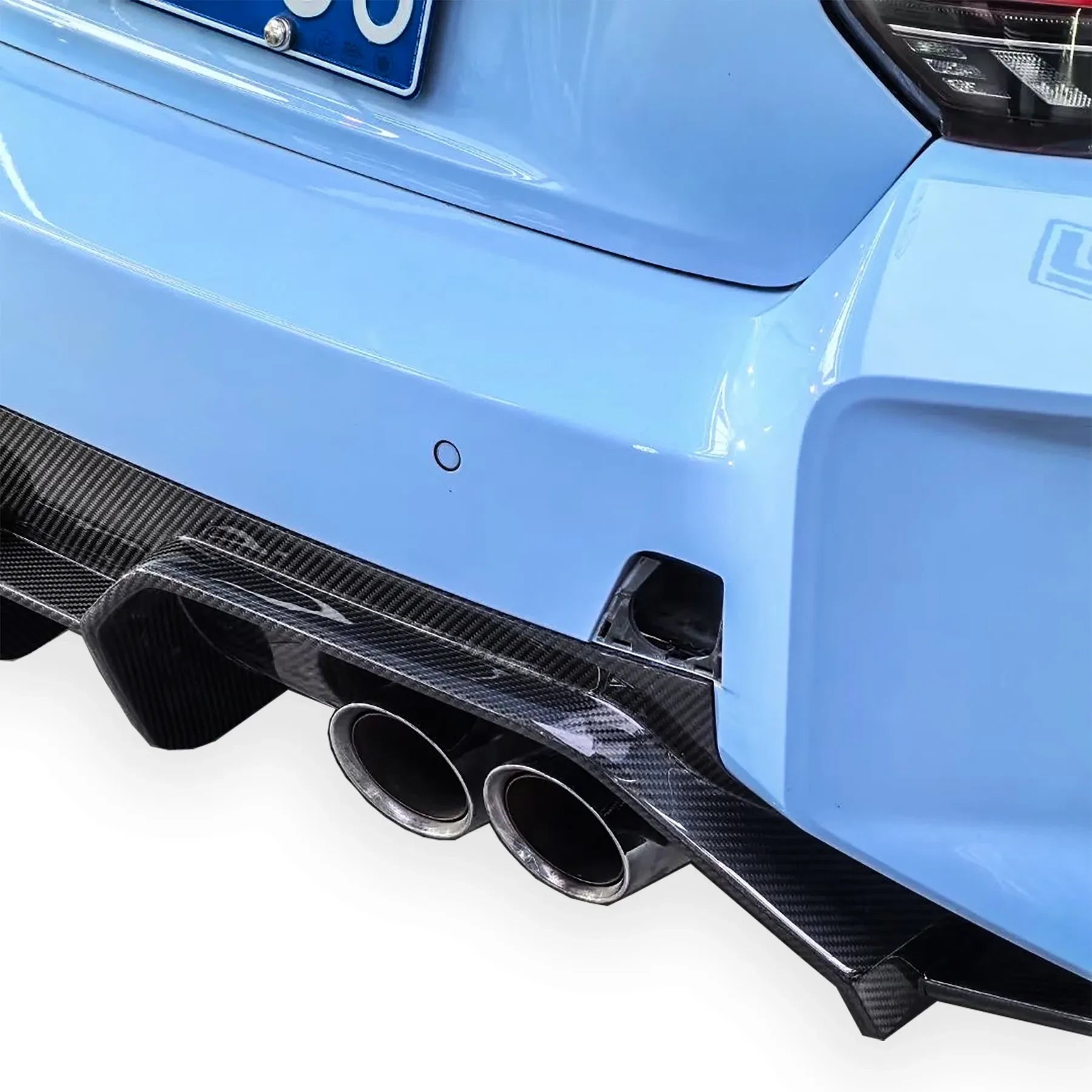 BP Design Carbon Fiber Rear Diffuser V2 - BMW G87 M2