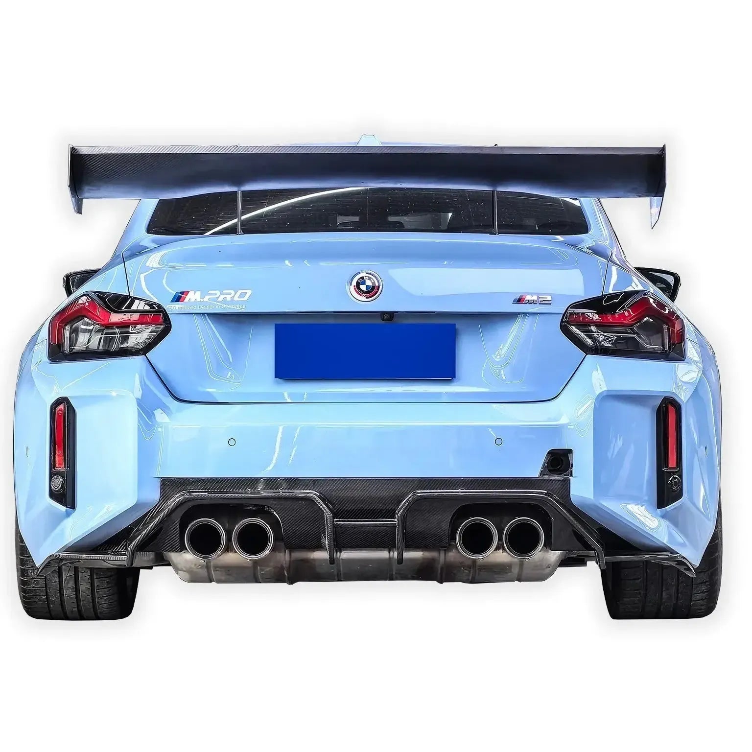 BP Design Carbon Fiber Rear Diffuser V2 - BMW G87 M2