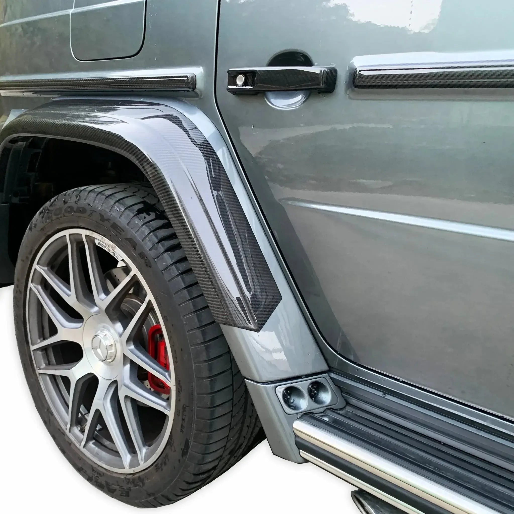 BRB G900 Style Carbon Fiber Door Handle Set - G Wagon W464 G350 & G500 & G63