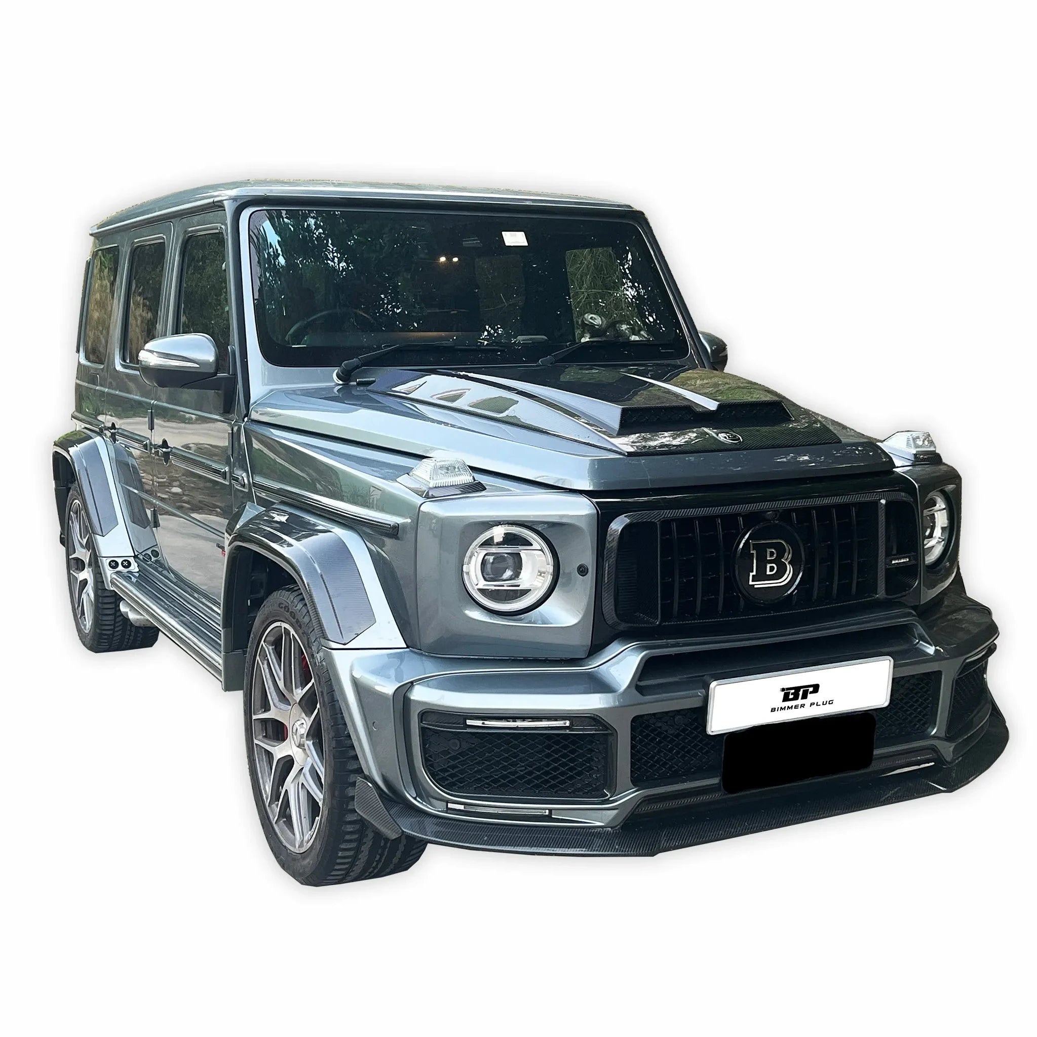 BRB G900 Style Carbon Fiber Engine Hood - G Wagon W464 G350 & G500 & G63