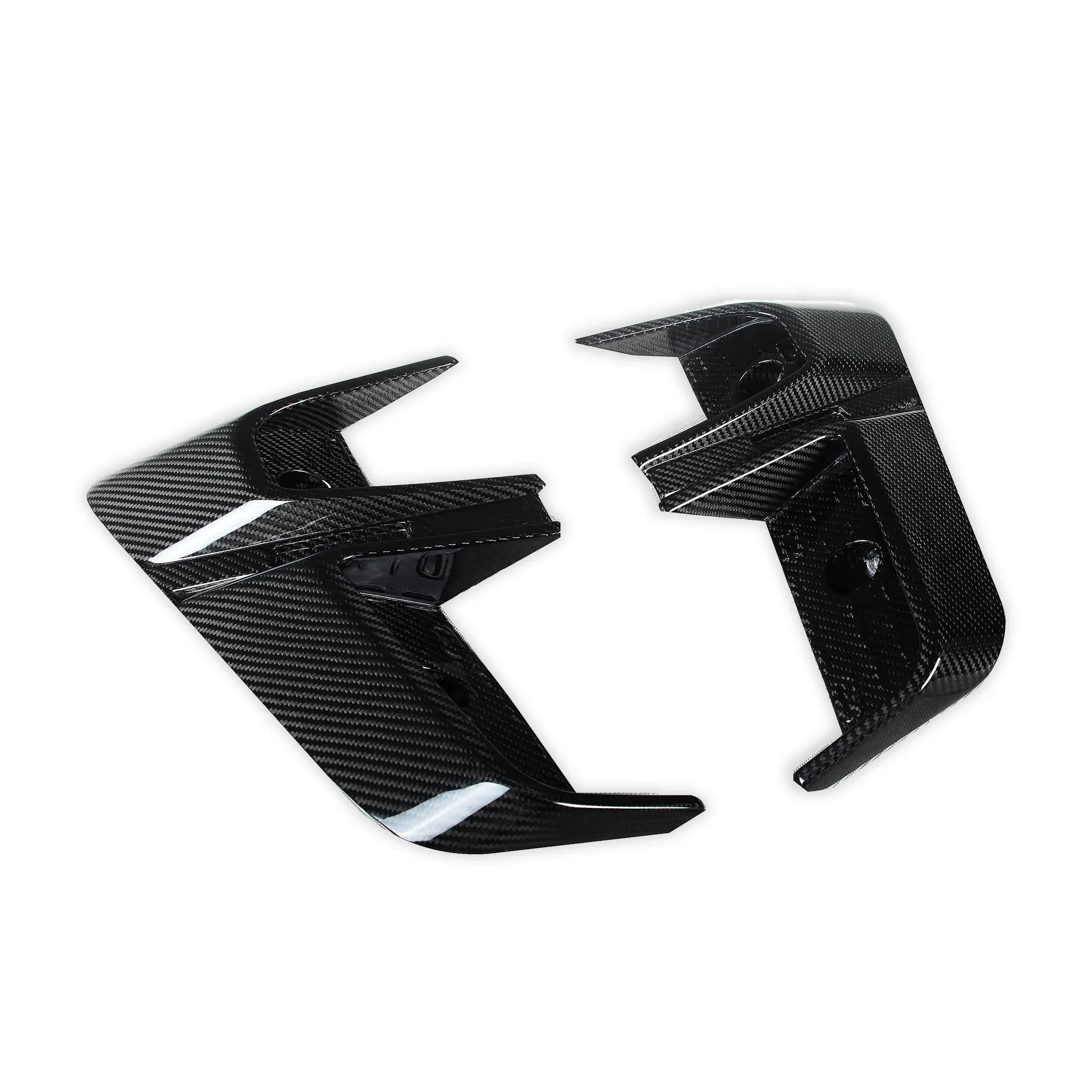 BRB G900 Style Carbon Fiber Front Fender Trim Set - G Wagon W464 G350 & G500 & G63