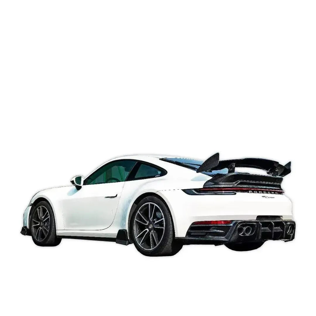 BRB Style Carbon Fiber Rear Diffuser - Porsche 992.1 911 Carrera & Carrera S