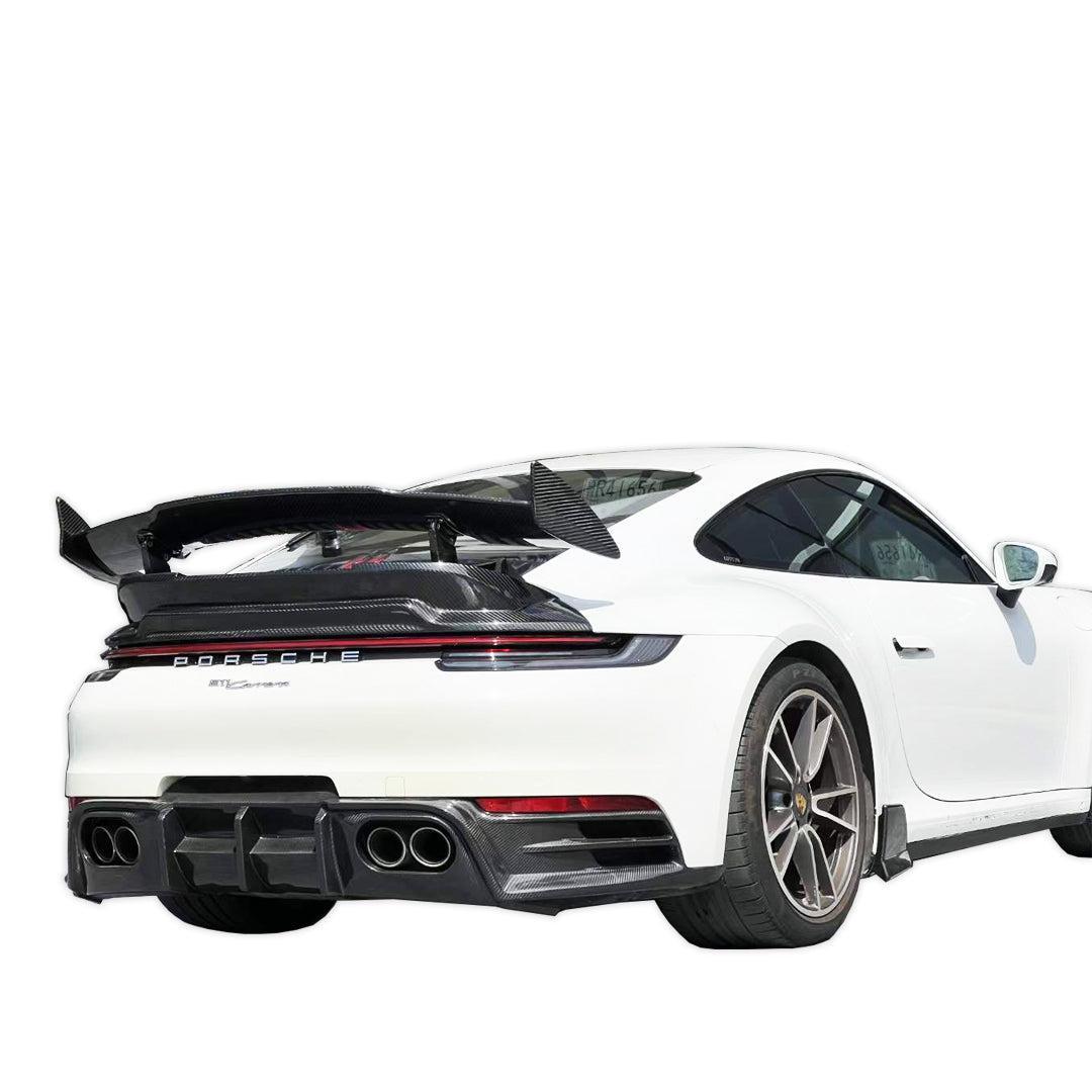 BRB Style Carbon Fiber Rear Diffuser - Porsche 992.1 911 Carrera & Carrera S
