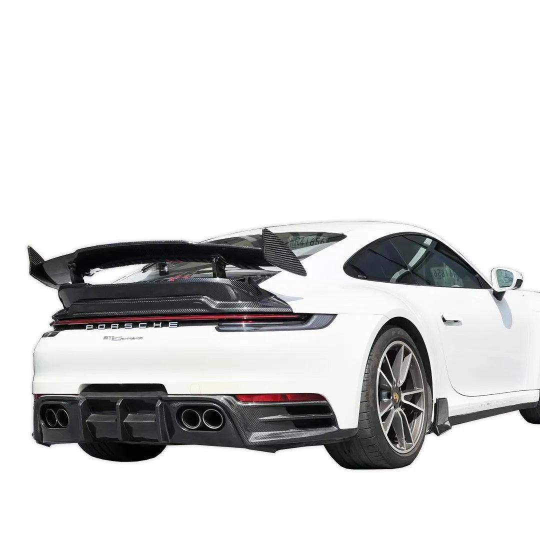 BRB Style Carbon Fiber Rear Diffuser - Porsche 992.1 911 Carrera & Carrera S